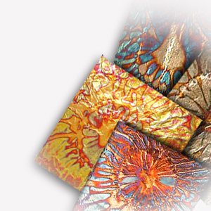 Verigated Metal Leaf
