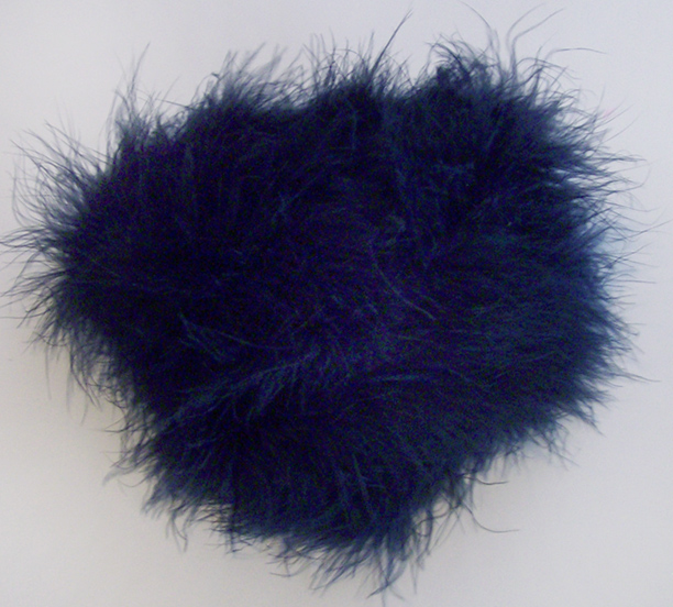 5 Feathers for Hair Extensions 4-7 in Length Indian Blue Wide Fluffy Feathers f